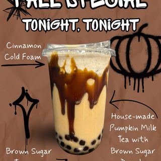 Starting today until Thanksgiving we’ll have our fall special! Tonight